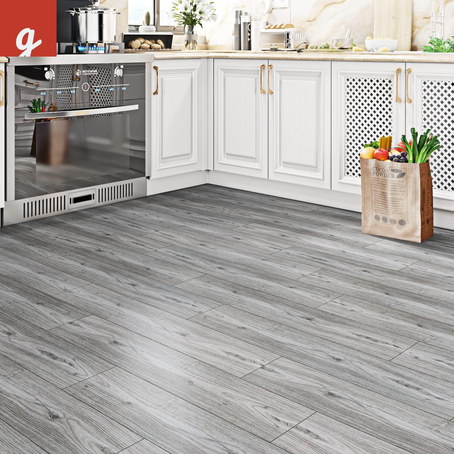 grey laminate wood floors