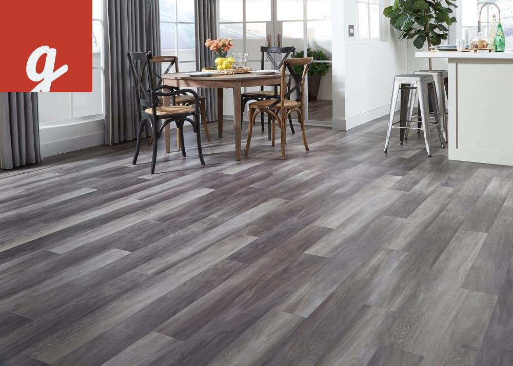 grey laminate plank flooring